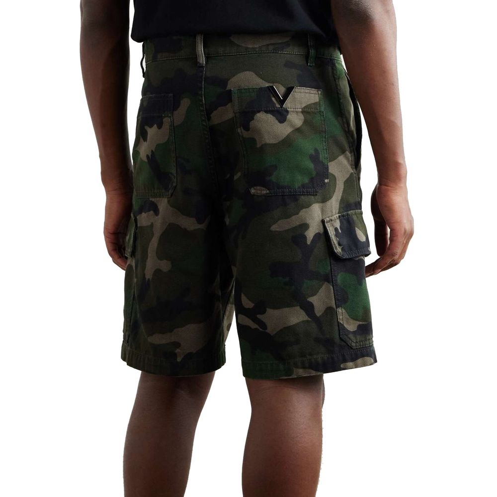 Valentino – Cargo-Shorts mit Camouflage-Muster