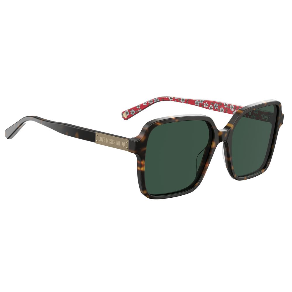 Love Moschino – Braune Acetat-Sonnenbrille