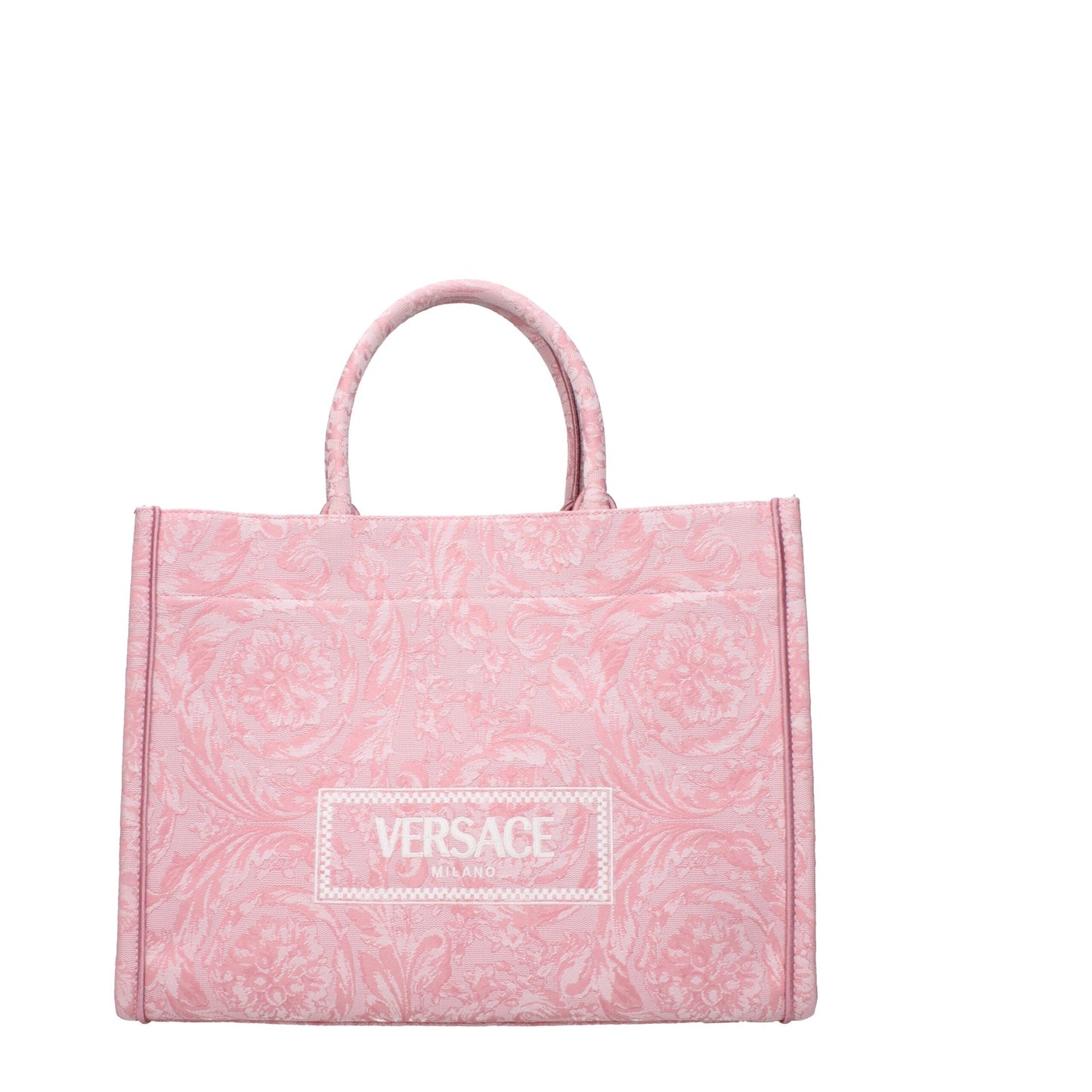 Versace Handtaschen aus rosa Stoff