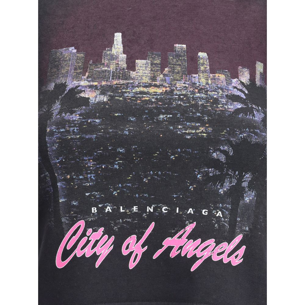 Balenciaga – Geschrumpftes T-Shirt „City of Angels“