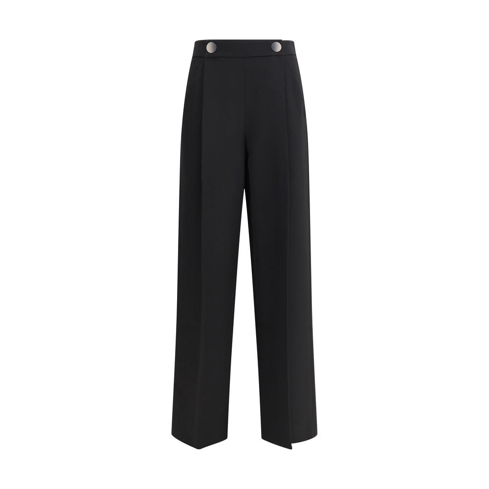 Giorgio Armani Hose aus Seidenkrepp-Cady mit einem Abnäher