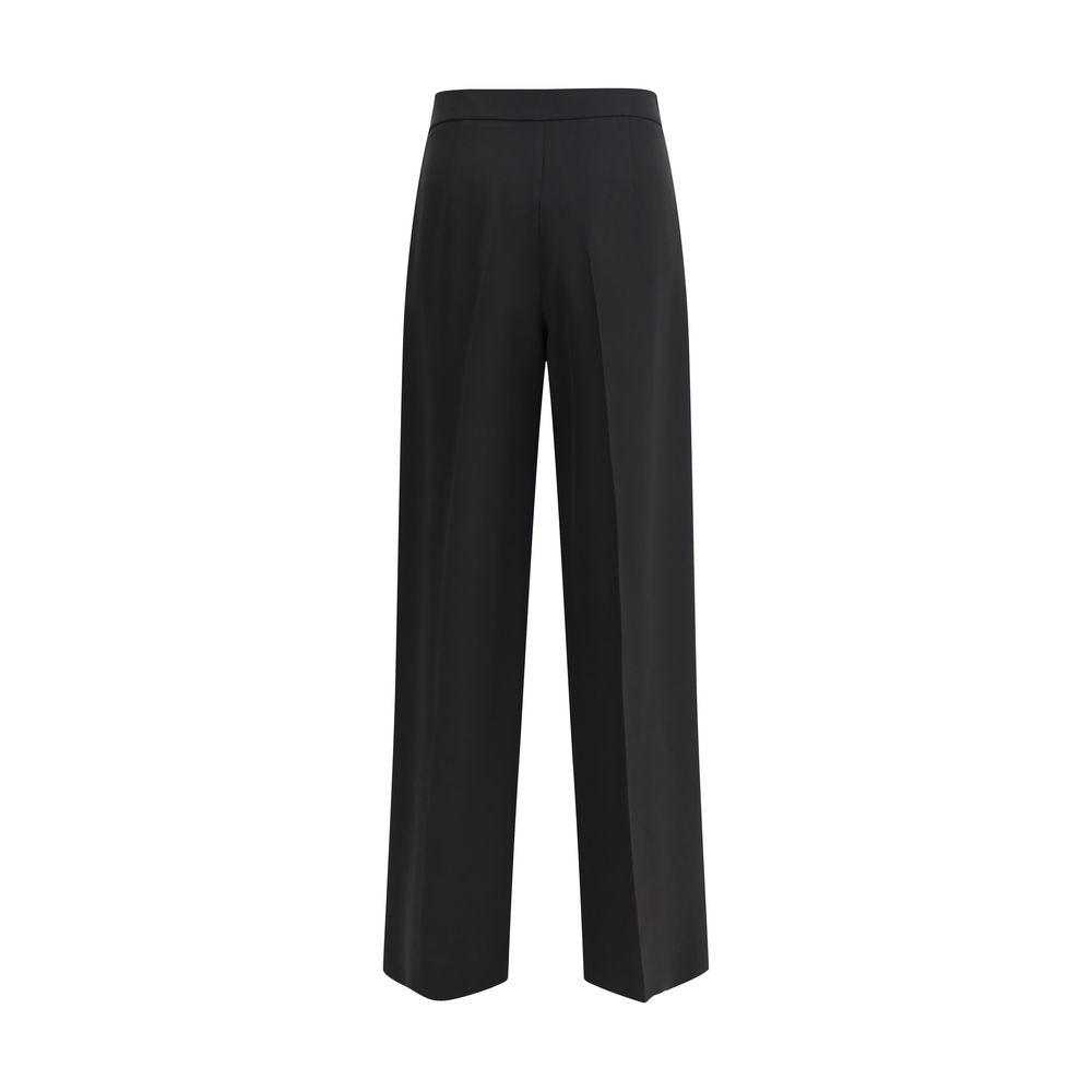 Giorgio Armani Hose aus Seidenkrepp-Cady mit einem Abnäher