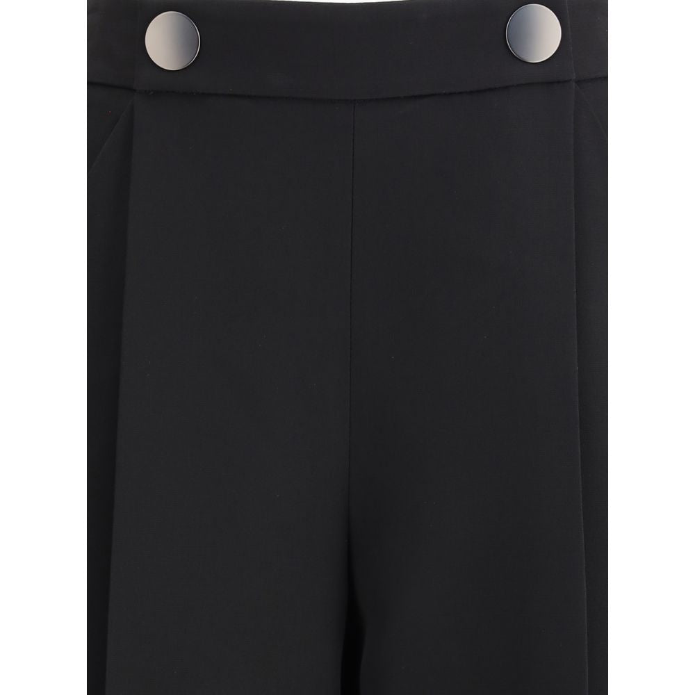 Giorgio Armani Hose aus Seidenkrepp-Cady mit einem Abnäher