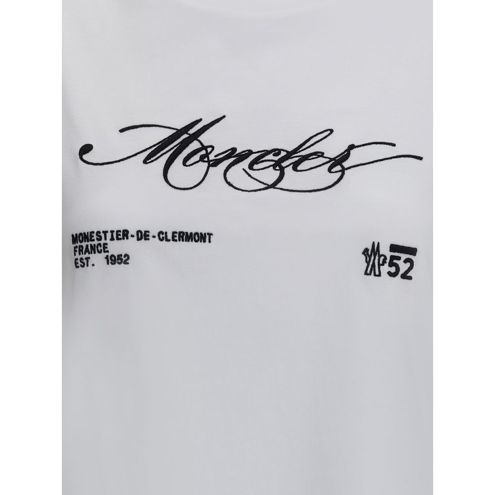 Kurzes T-Shirt mit Moncler-Logo