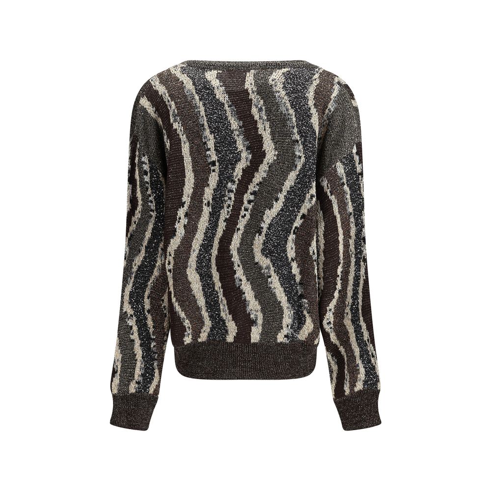 Missoni – Kastenförmiger Cardigan mit Wellenmuster