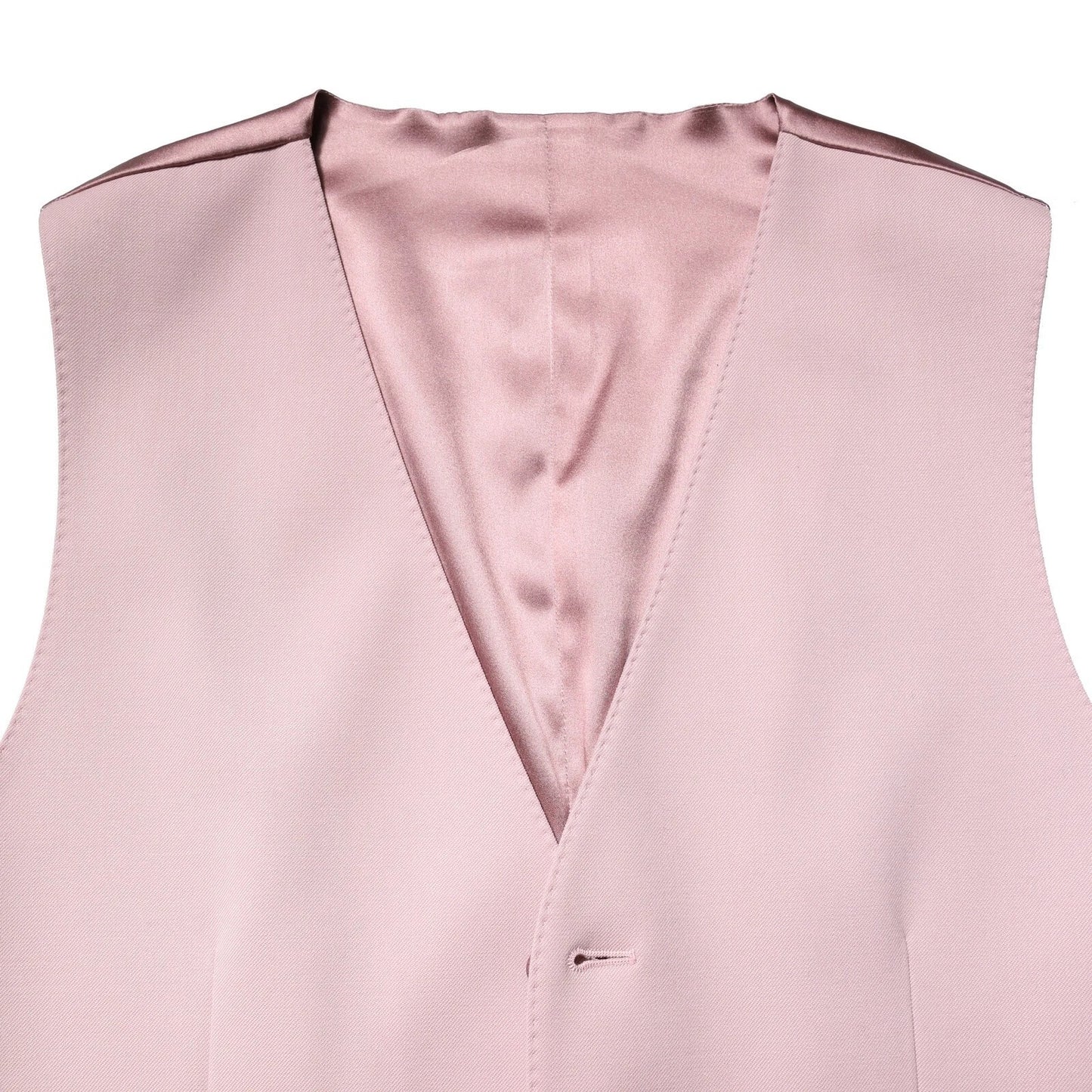 Dolce & Gabbana Rosa Wollkleid Formale Herren Weste