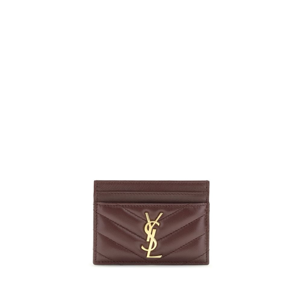 Saint Laurent Kartenetui aus Lammleder