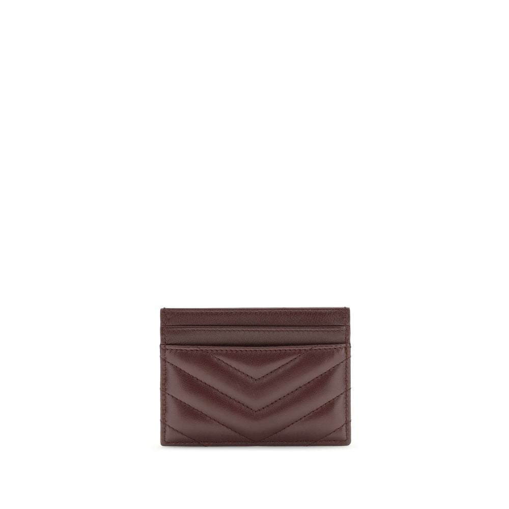 Saint Laurent Kartenetui aus Lammleder