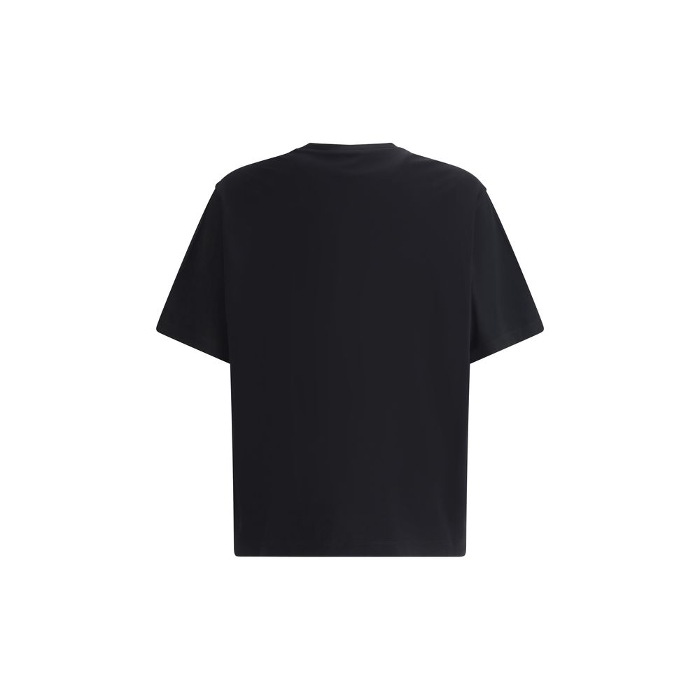 Prada T-Shirt mit dreieckiger Plakette