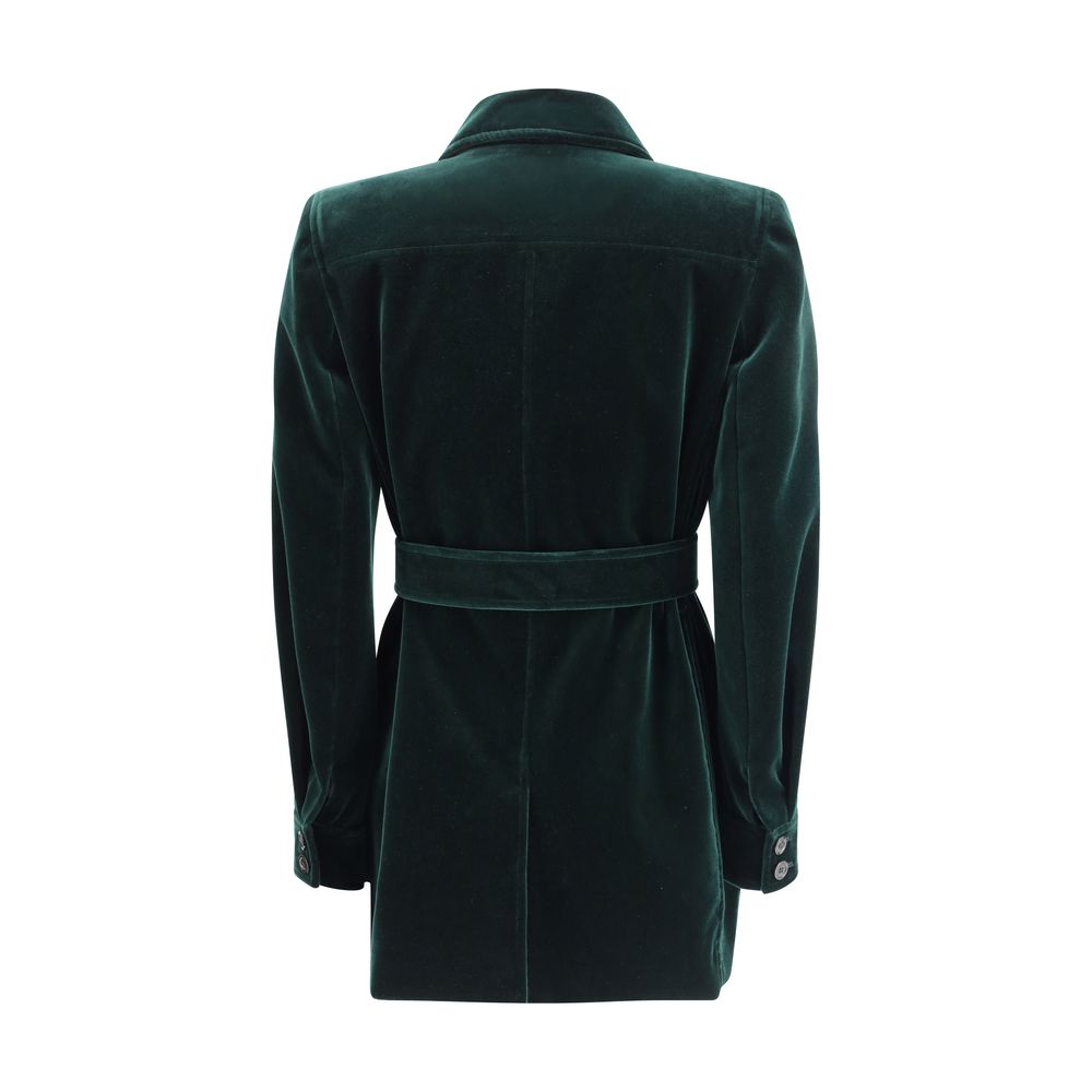 Saint Laurent Samtjacke Sahara