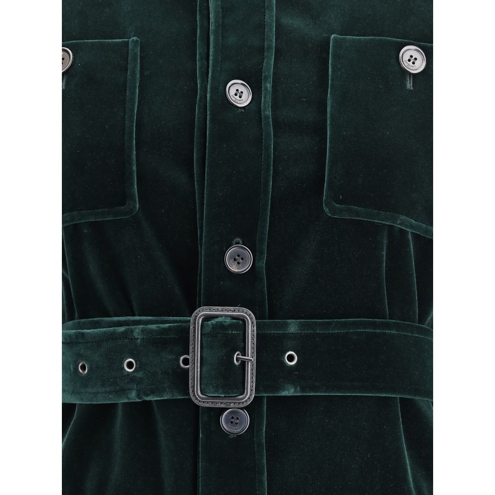 Saint Laurent Samtjacke Sahara