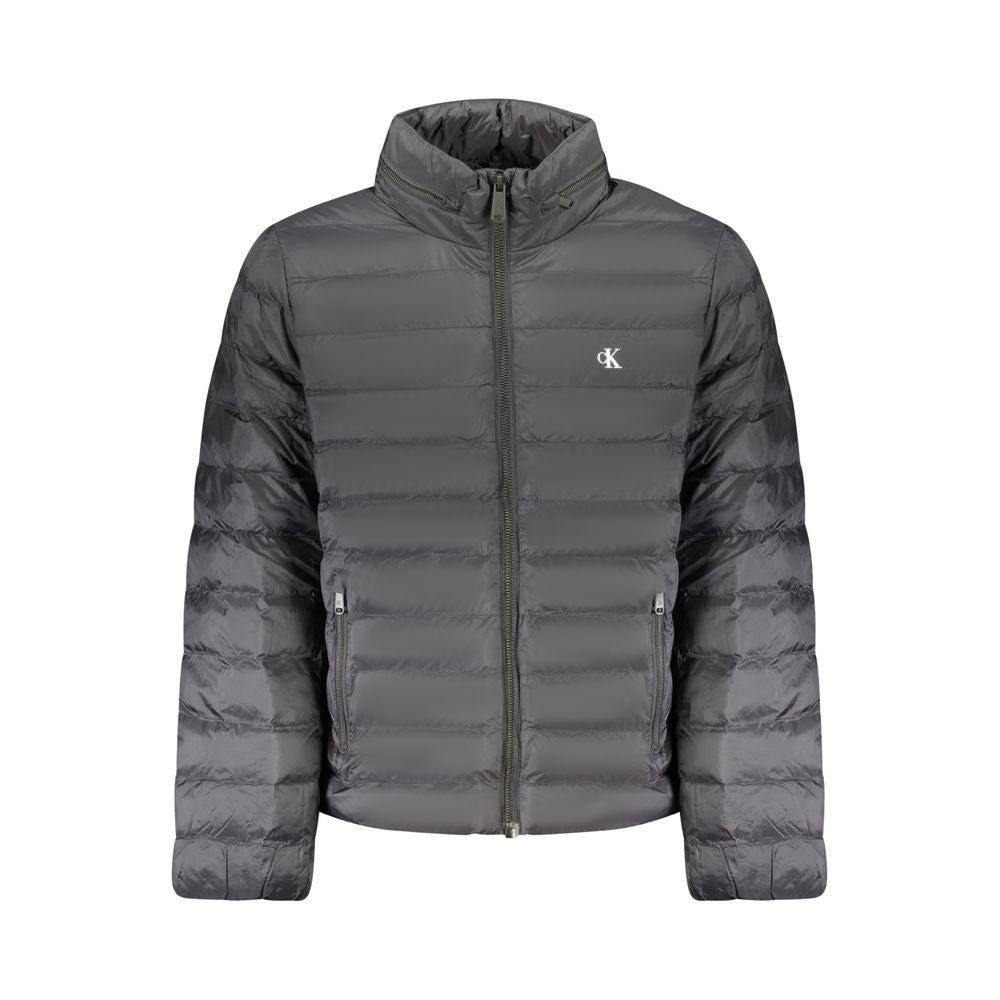 Calvin Klein – Schwarze Polyamid-Herrenjacke