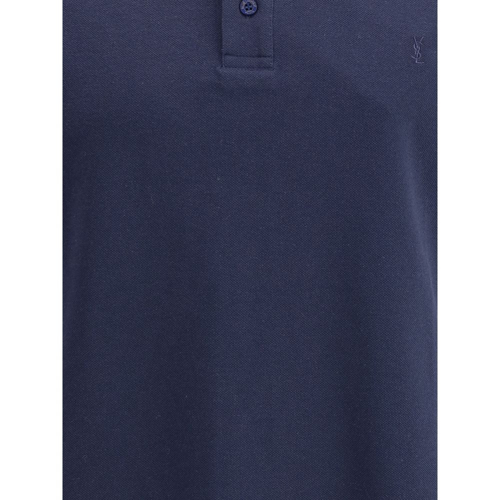 Saint Laurent Cassandre Baumwoll-Poloshirt