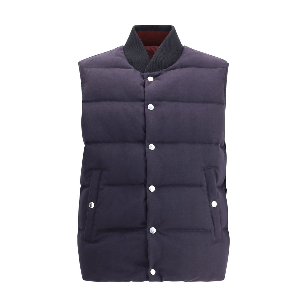 Dolce & Gabbana Wendbare Daunen-Strickjacke
