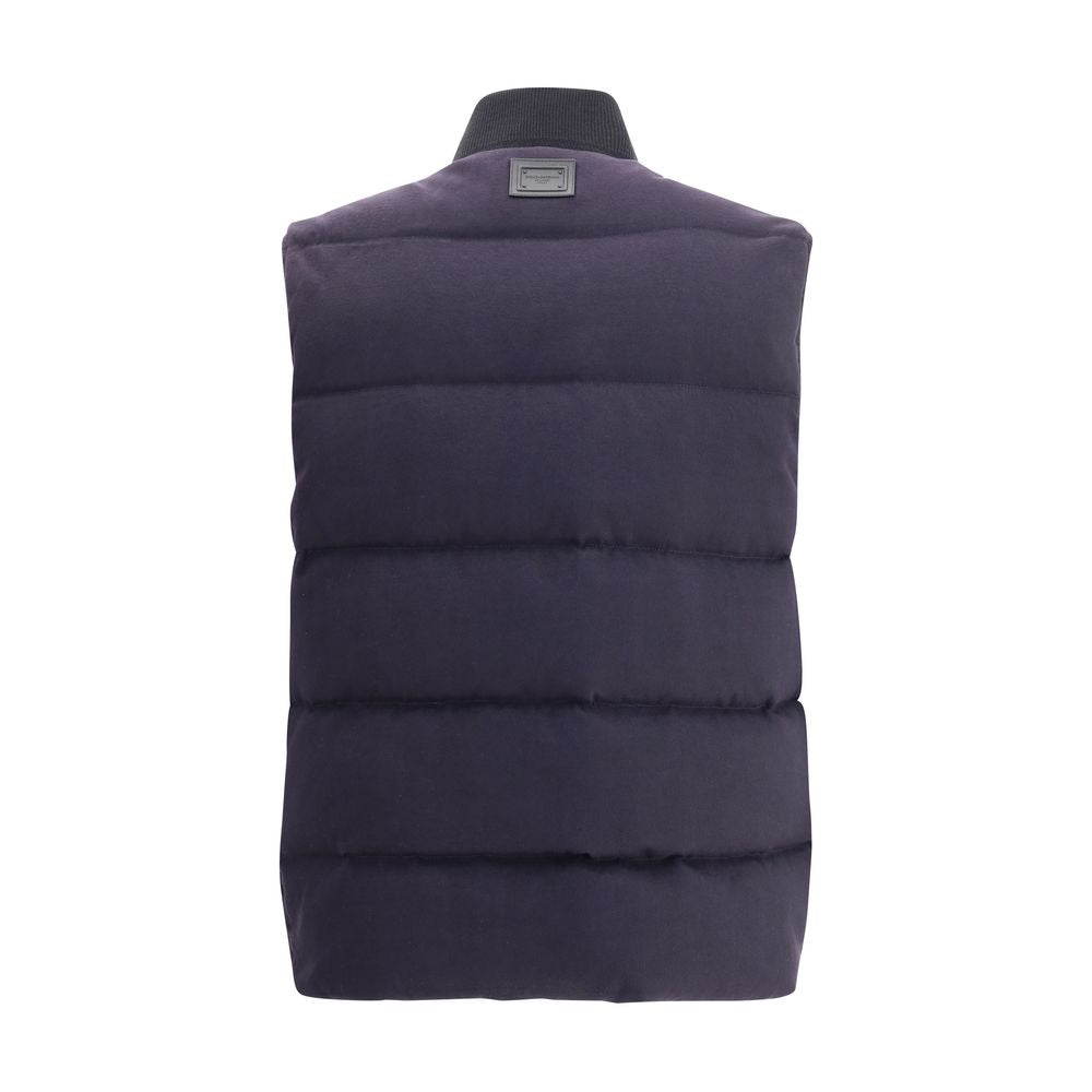 Dolce & Gabbana Wendbare Daunen-Strickjacke
