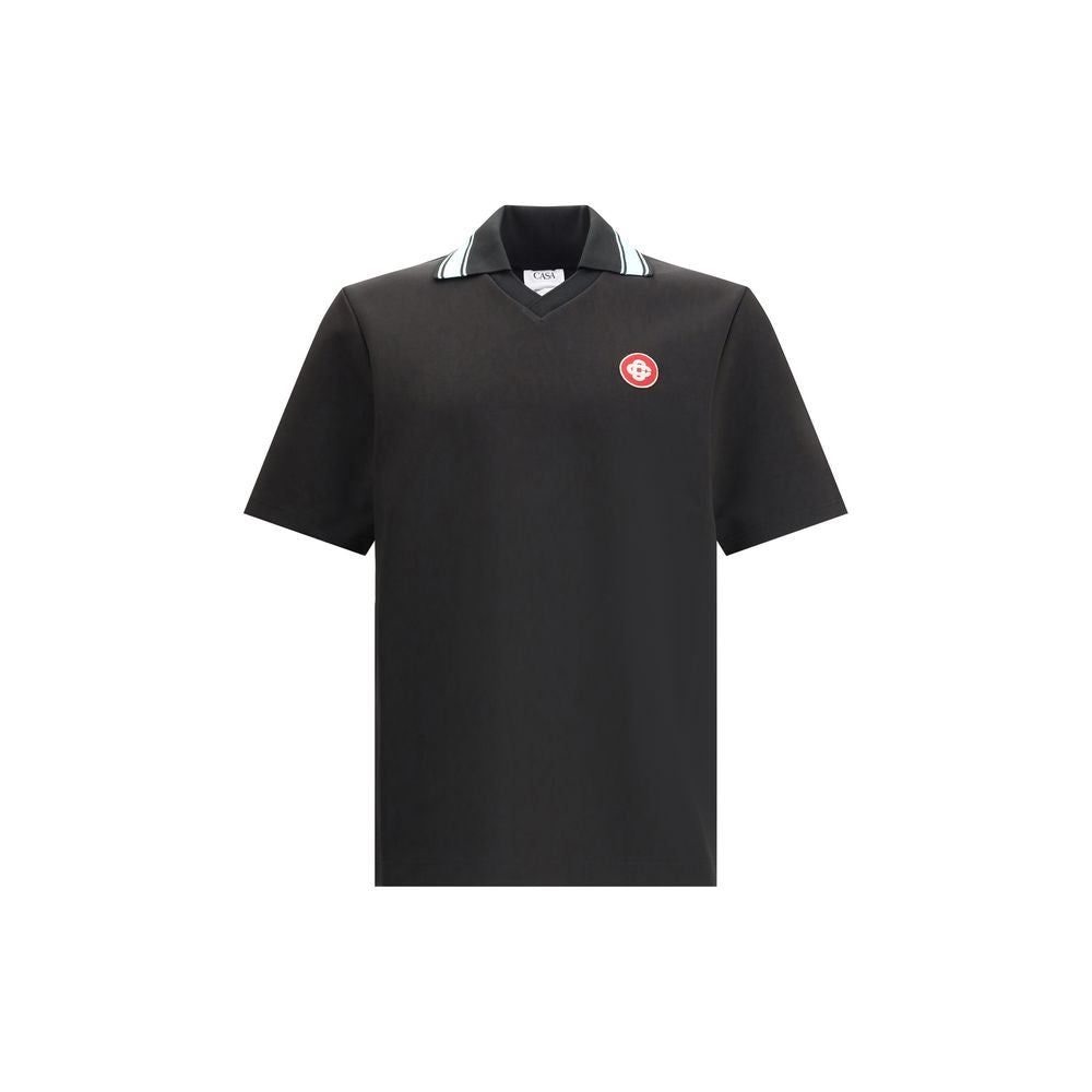 Casablanca Poloshirt mit Logo-Patch