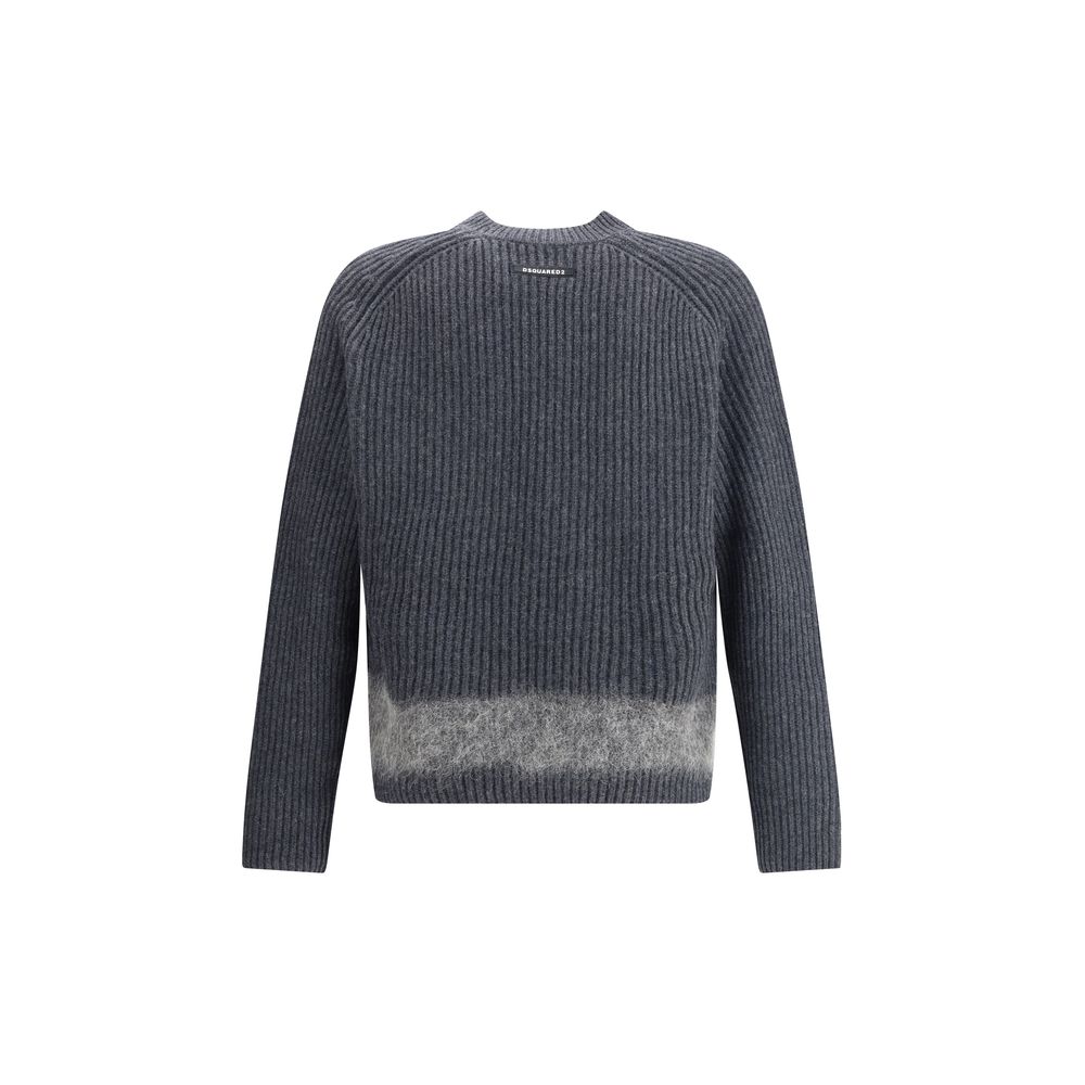 Dsquared² Gerippter Wollpullover