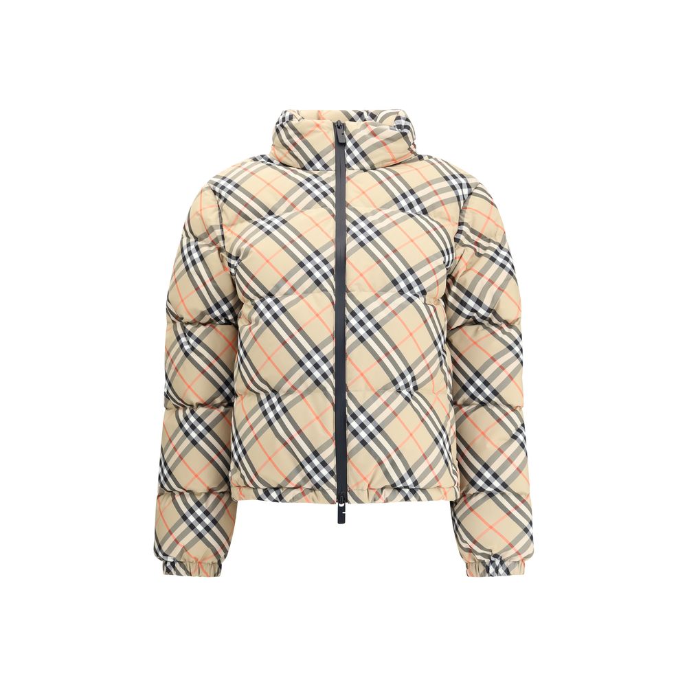 Burberry Daunenjacke mit Karomuster
