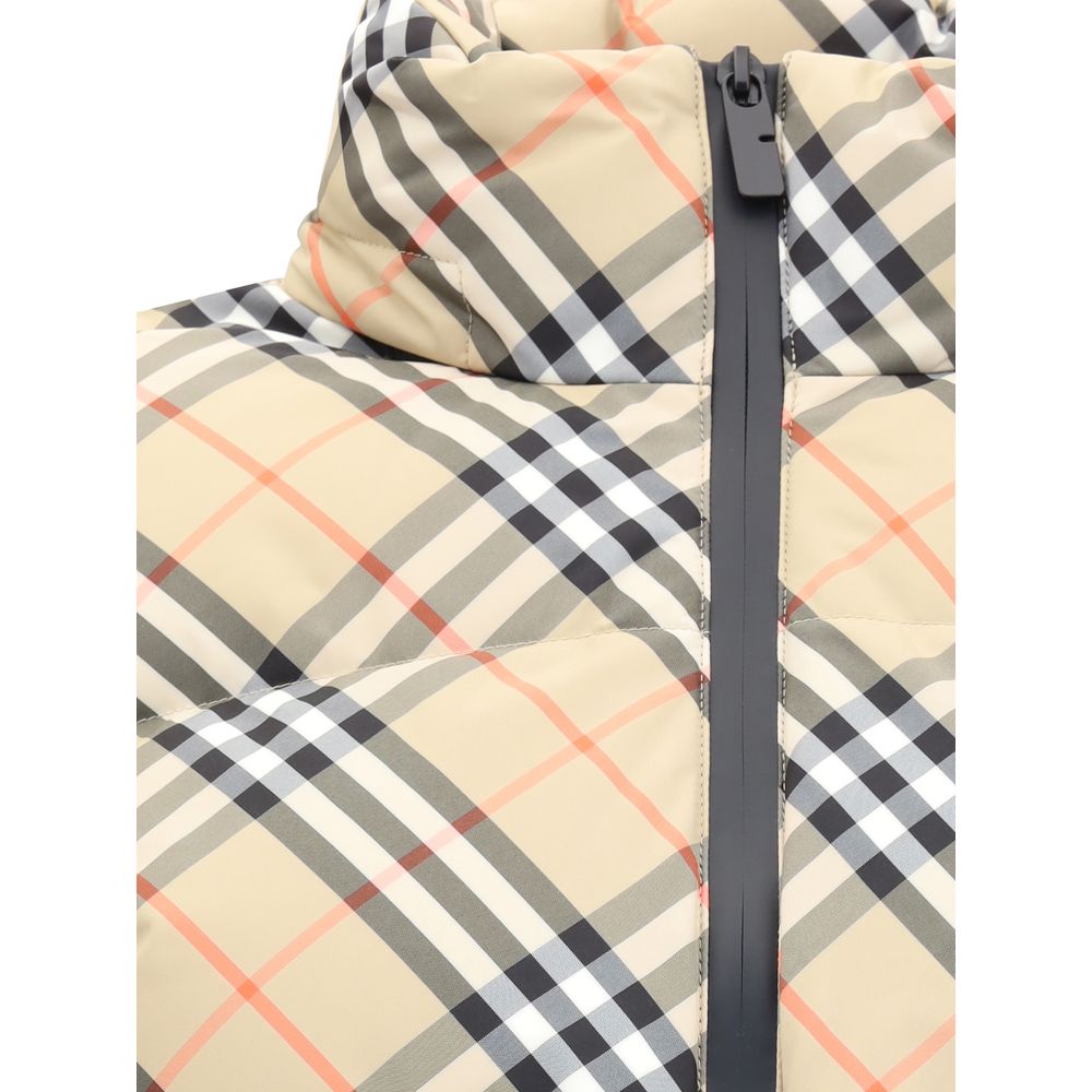 Burberry Daunenjacke mit Karomuster