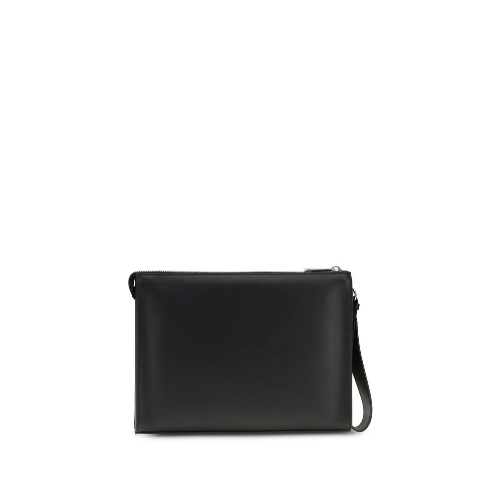 Fendi Leder FF Canvas Beutel