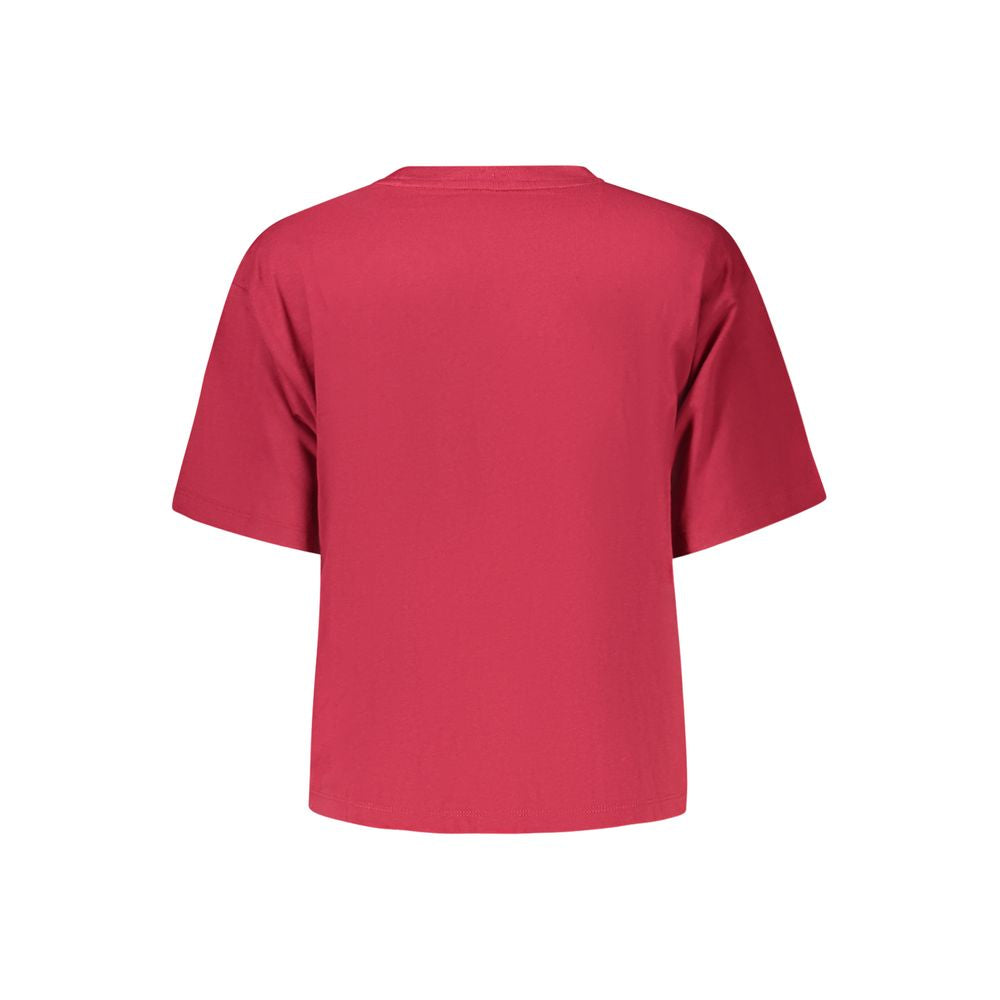 Guess Jeans – Rotes Baumwolltop für Damen