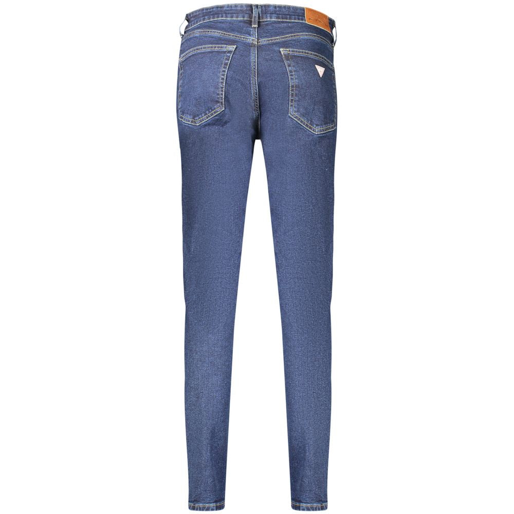 Guess Jeans Damen Skinny Jeans aus blauer Baumwolle
