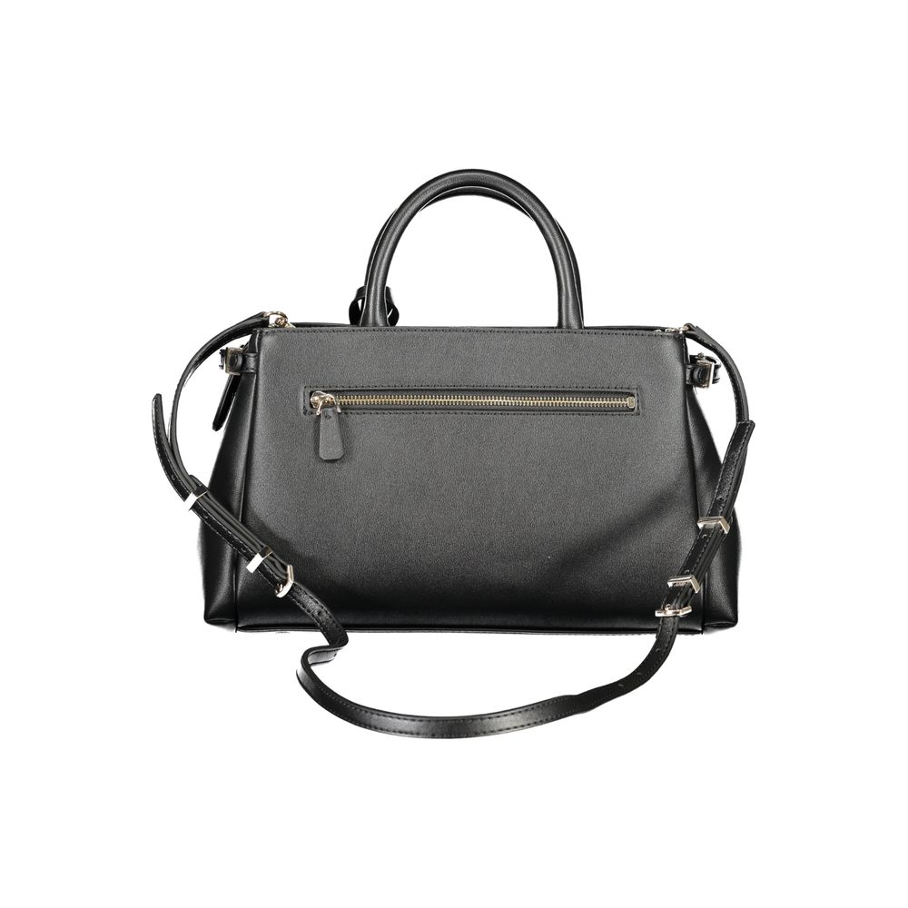 Guess Jeans Schwarze Polyethylen-Damenhandtasche