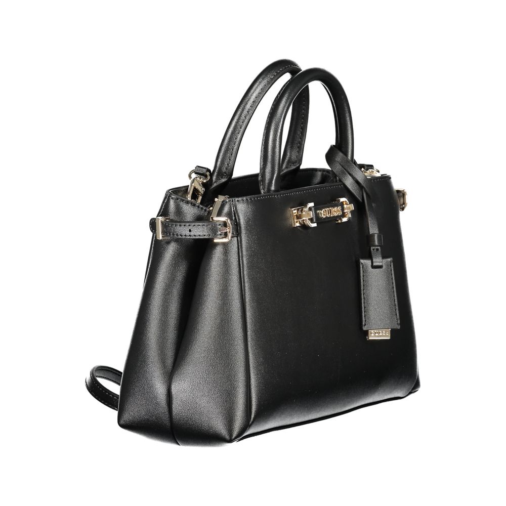 Guess Jeans Schwarze Polyethylen-Damenhandtasche