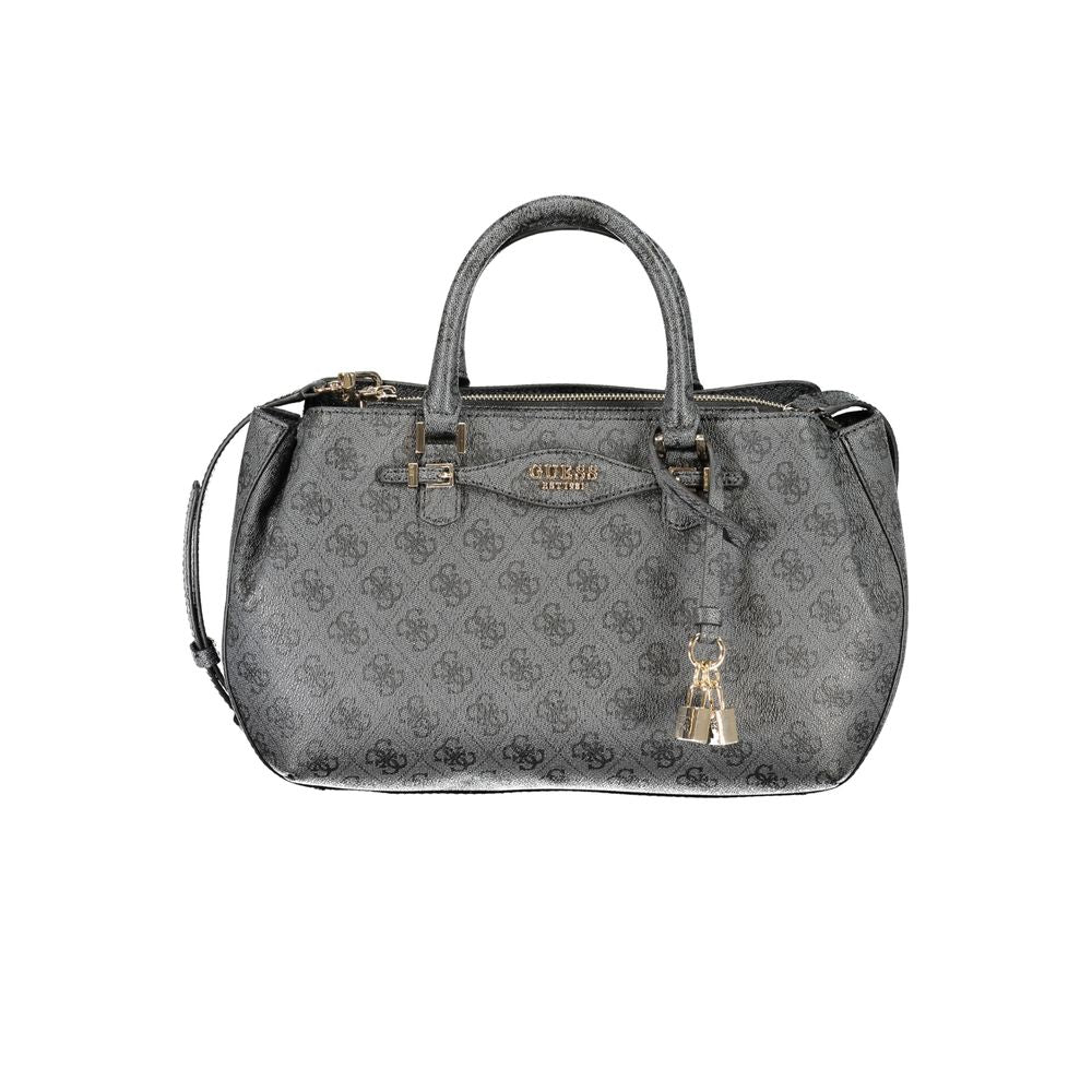 Guess Jeans Schwarze Polyethylen-Damenhandtasche