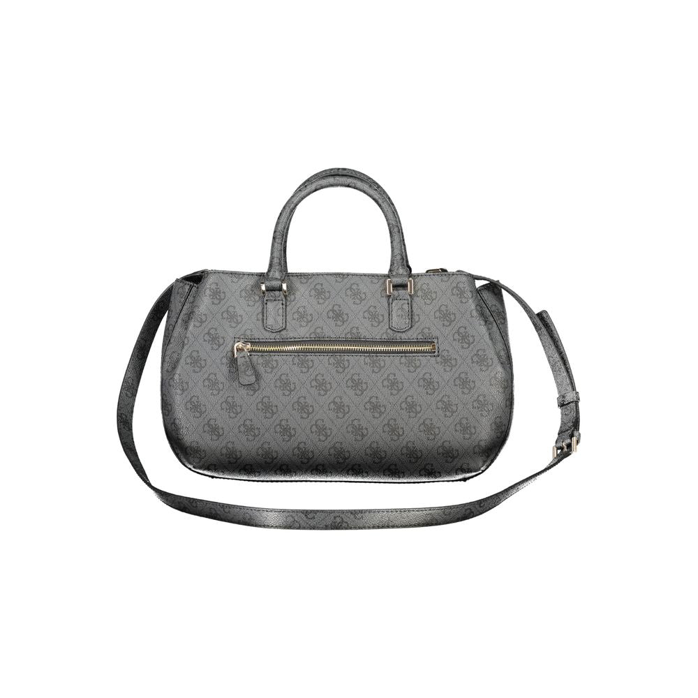Guess Jeans Schwarze Polyethylen-Damenhandtasche
