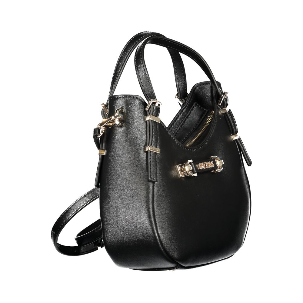 Guess Jeans Schwarze Polyethylen-Damenhandtasche