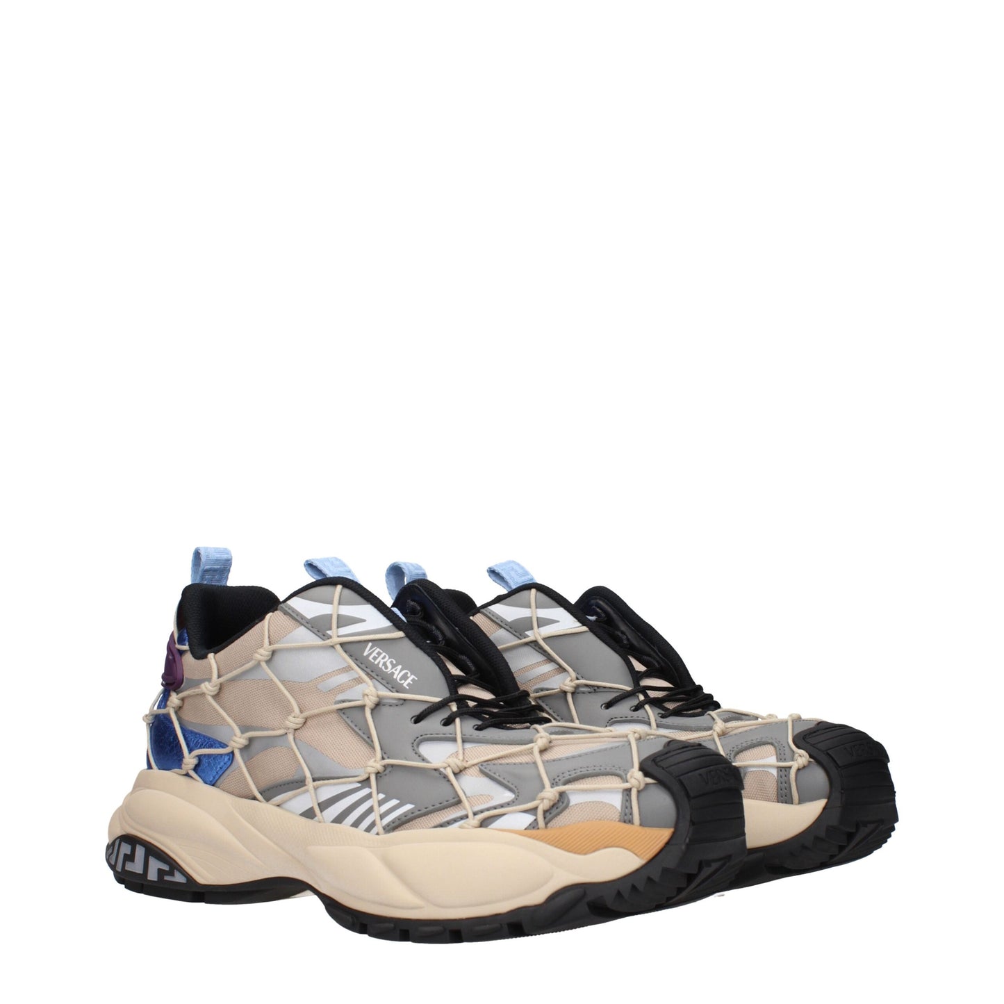 Versace Beige Stoff-Sneaker