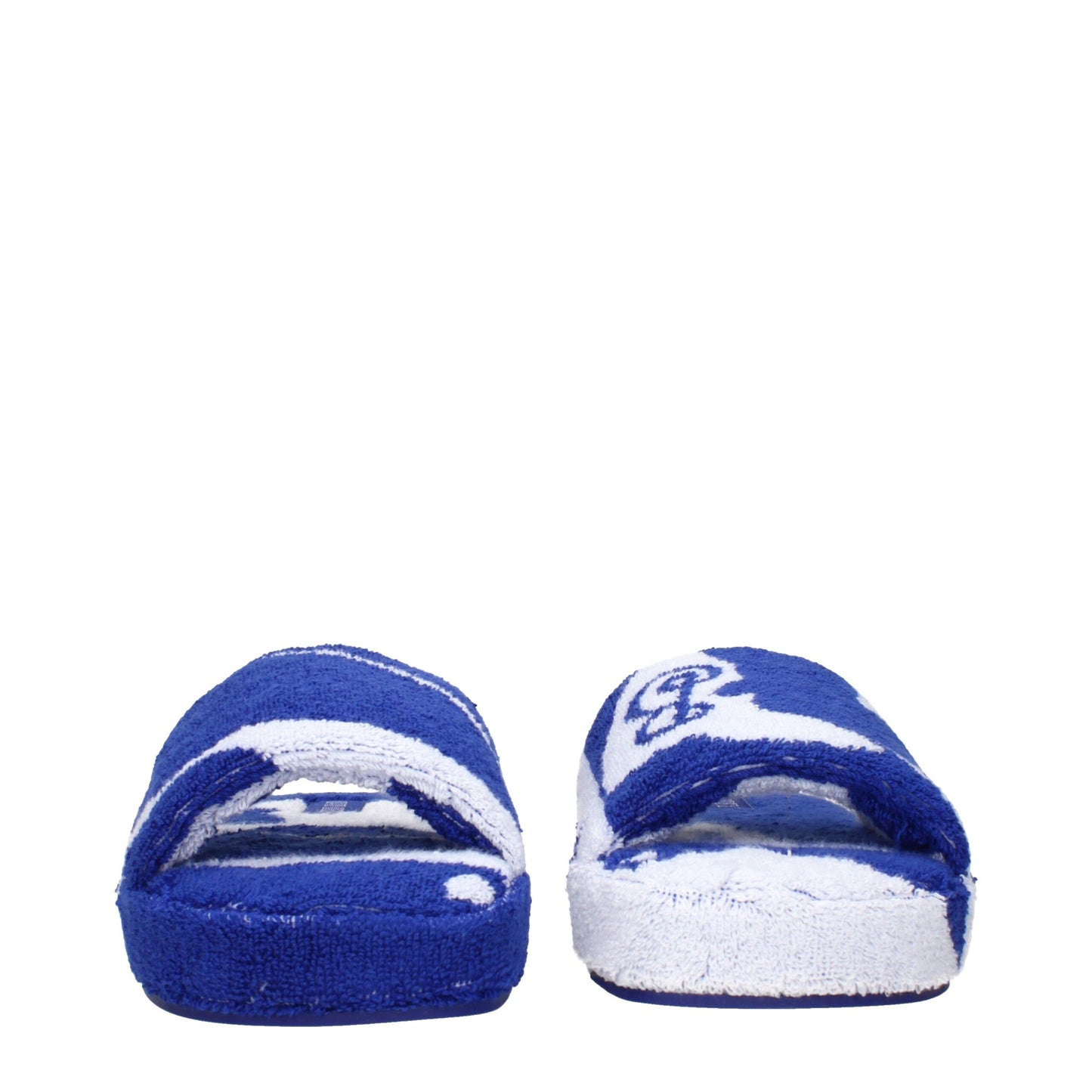 Burberry Blaue Stoff-Hausschuhe
