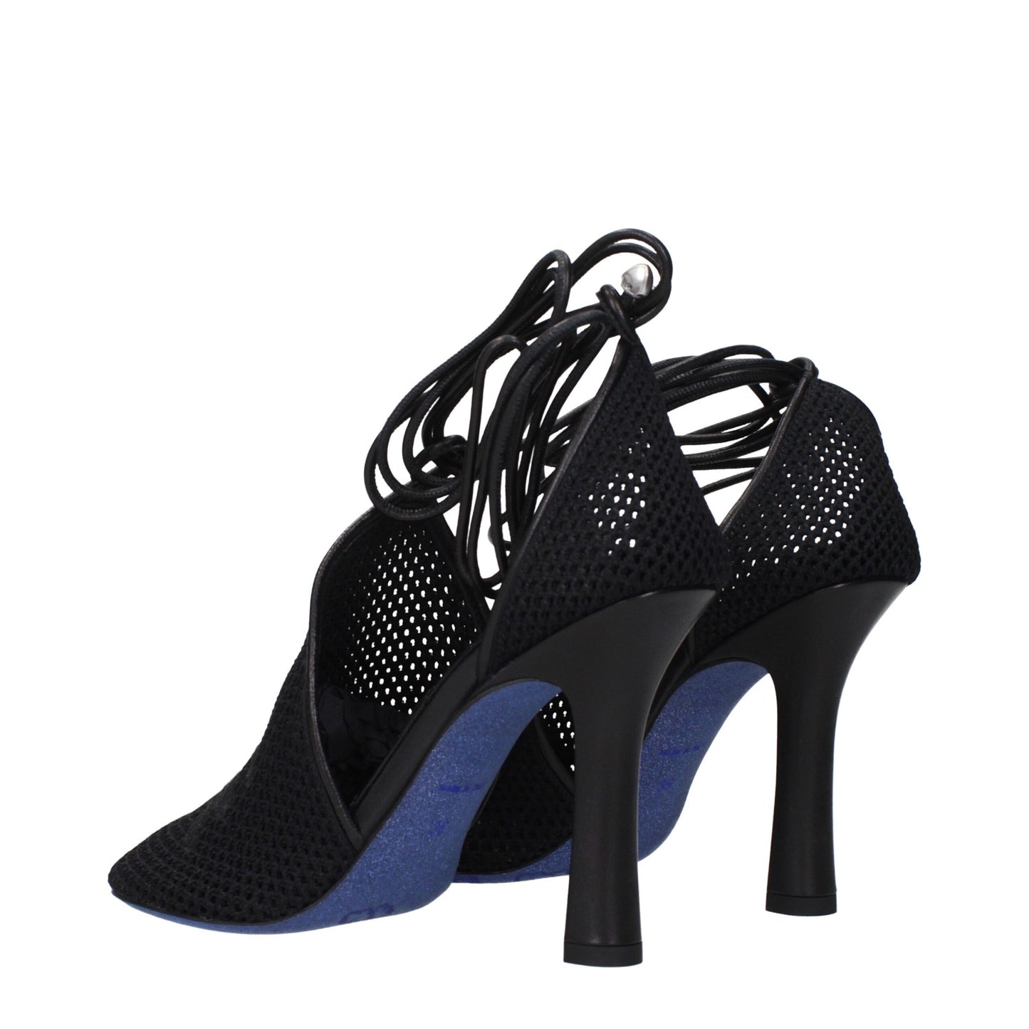 Burberry – Pumps mit hohem Absatz aus schwarzem Stoff