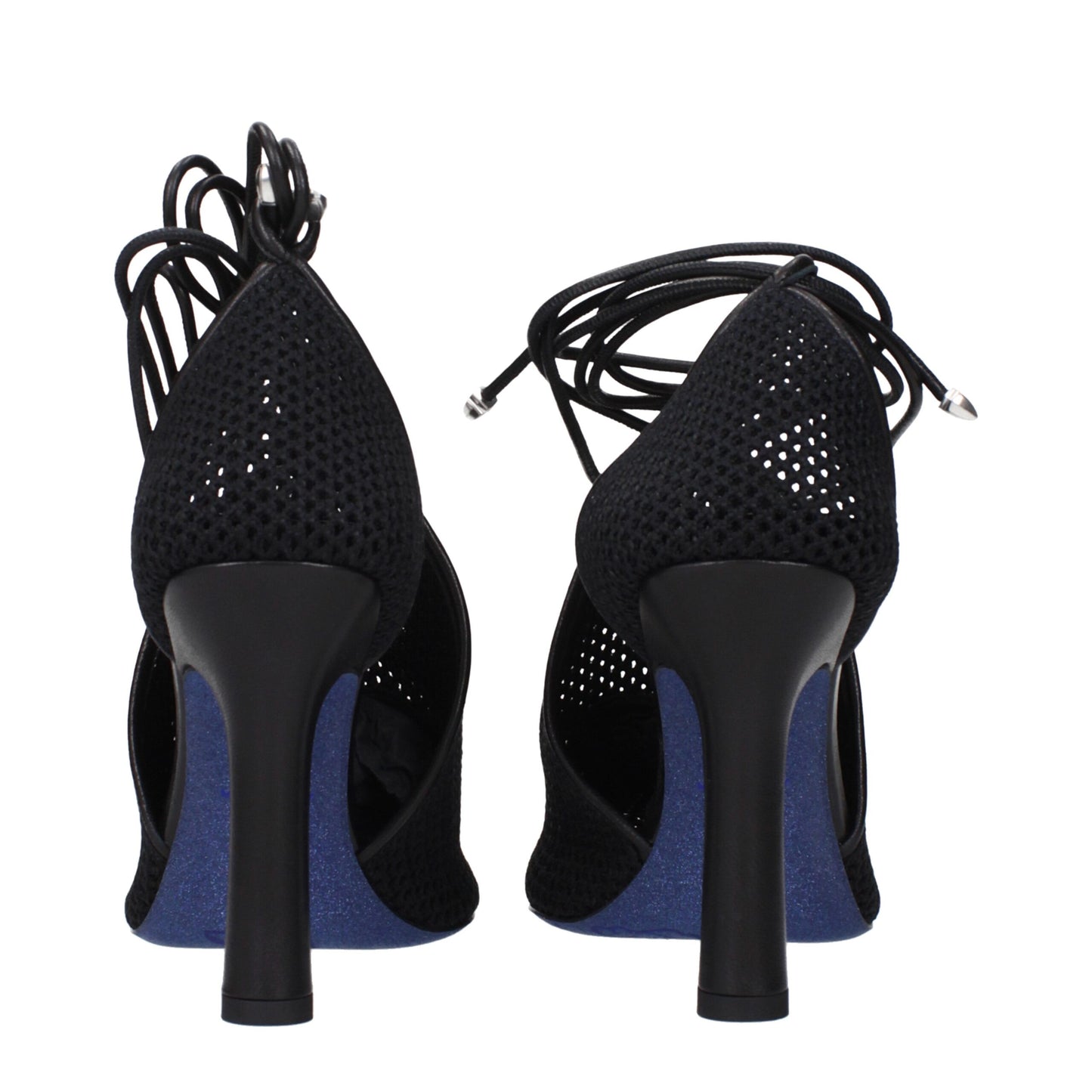 Burberry – Pumps mit hohem Absatz aus schwarzem Stoff
