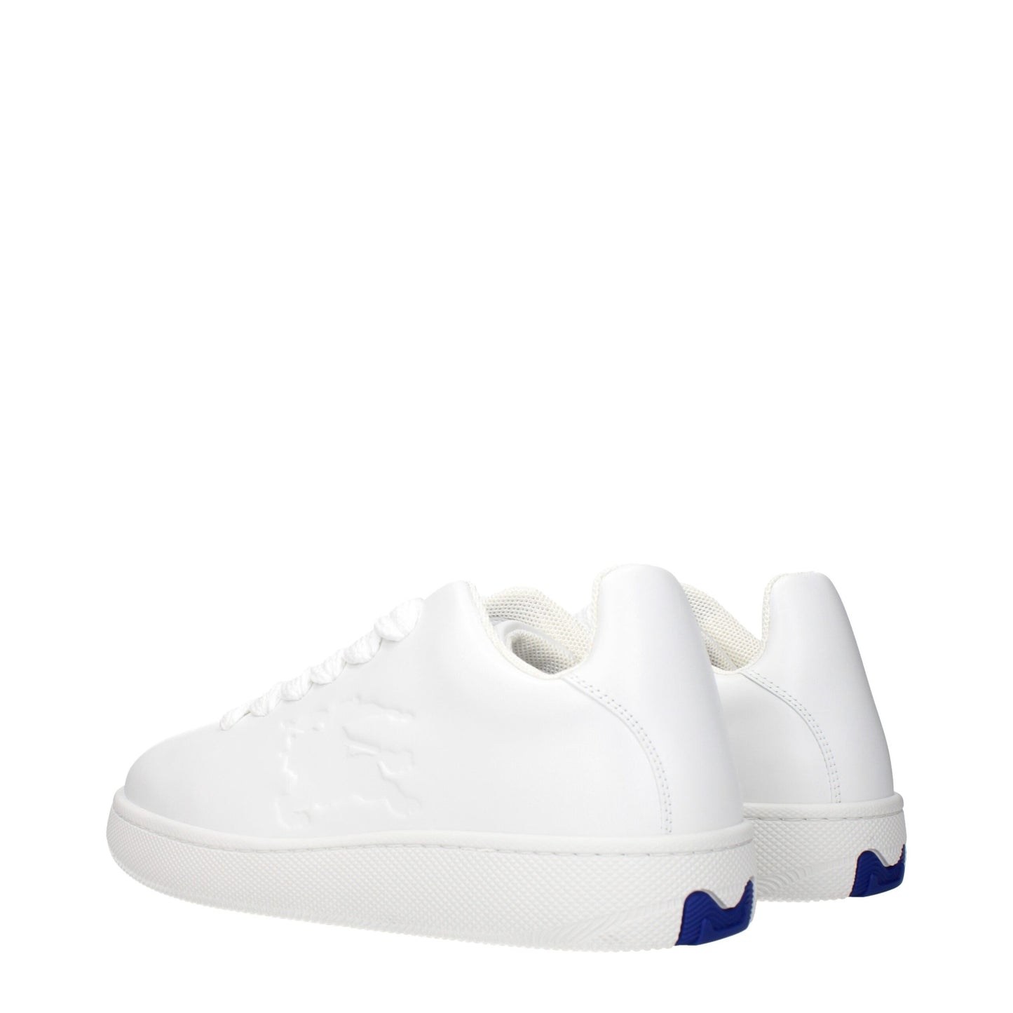 Burberry Weiße Leder Low-Tops