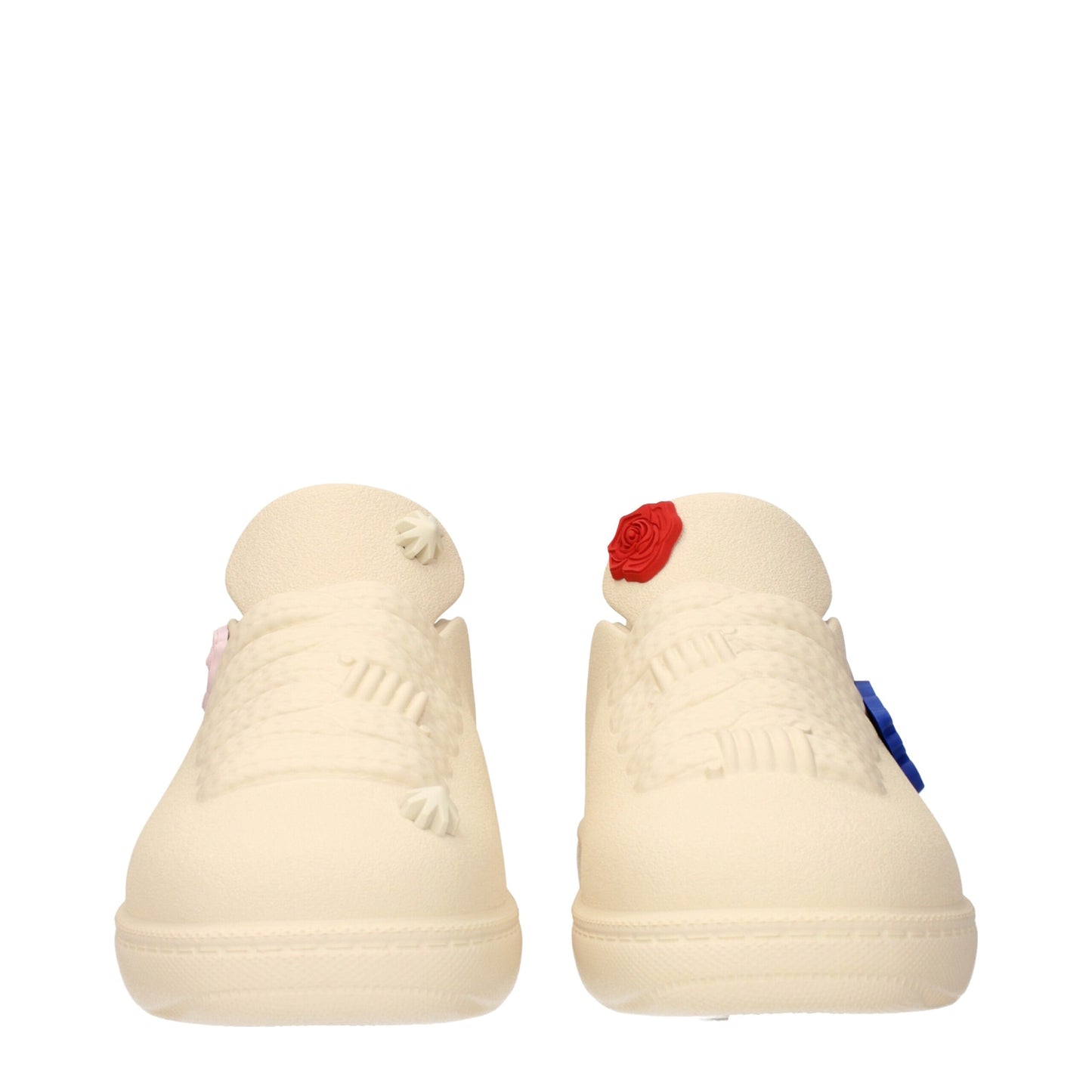Beigefarbene Baumwoll-Sneakers von Burberry