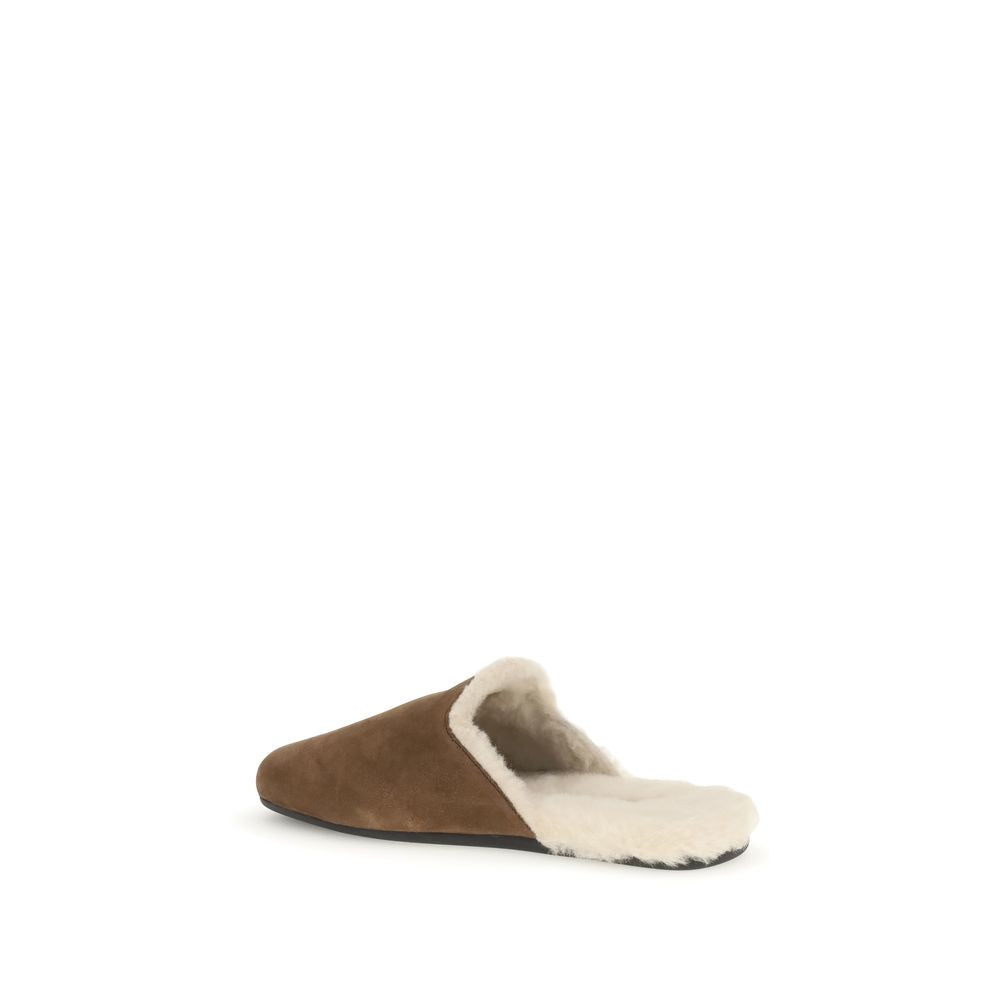 Prada Wildleder-Pantoletten