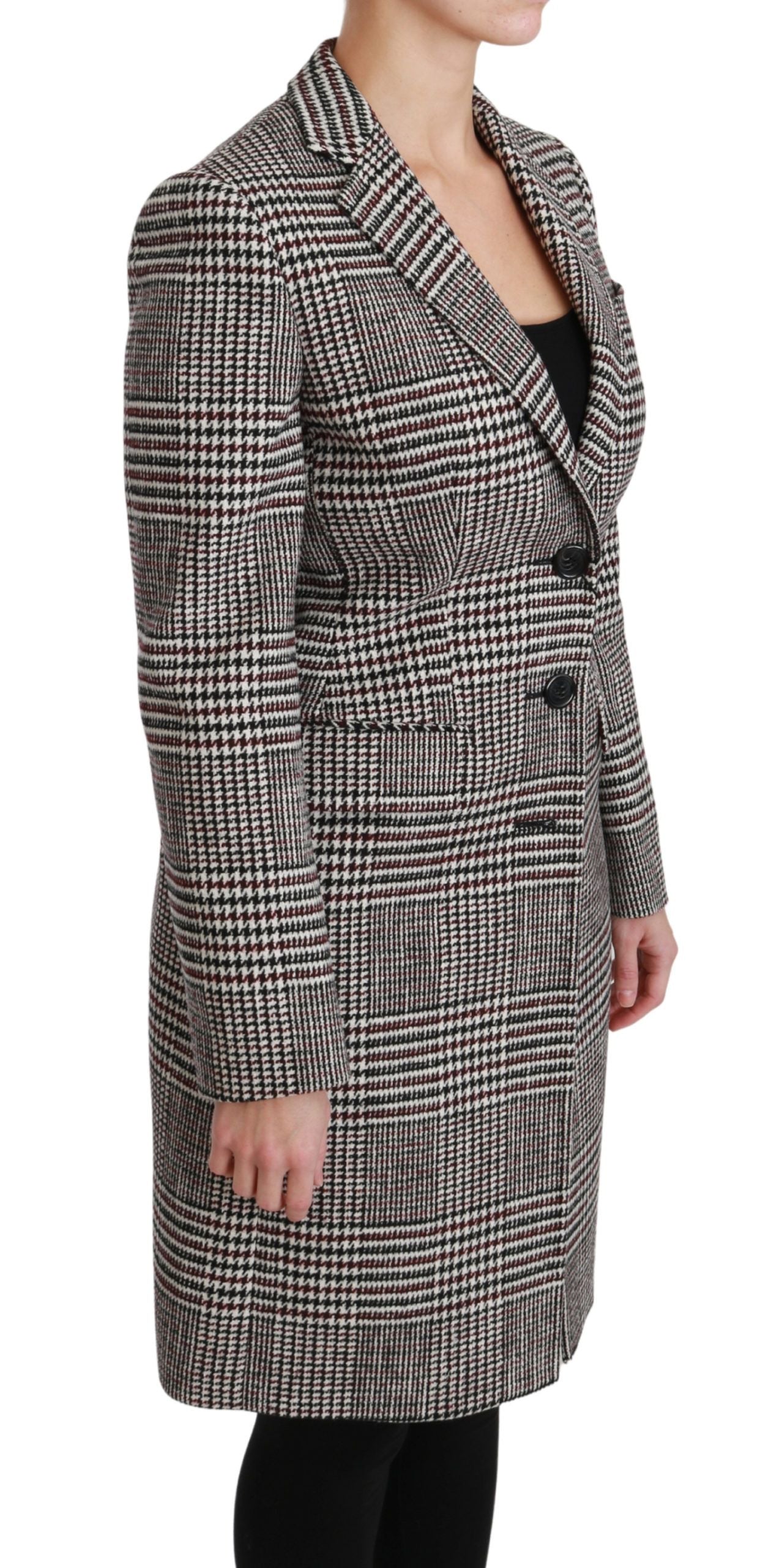 Dolce &amp; Gabbana Multicolor Trench Knee Long Jacket Coat
