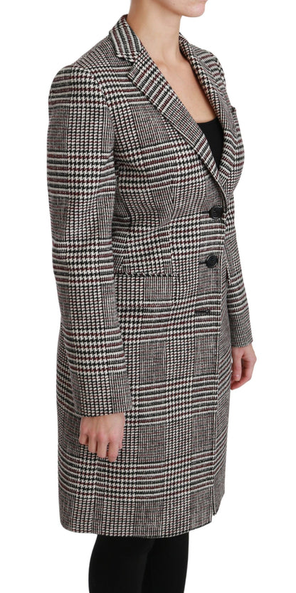 Dolce &amp; Gabbana Multicolor Trench Knee Long Jacket Coat