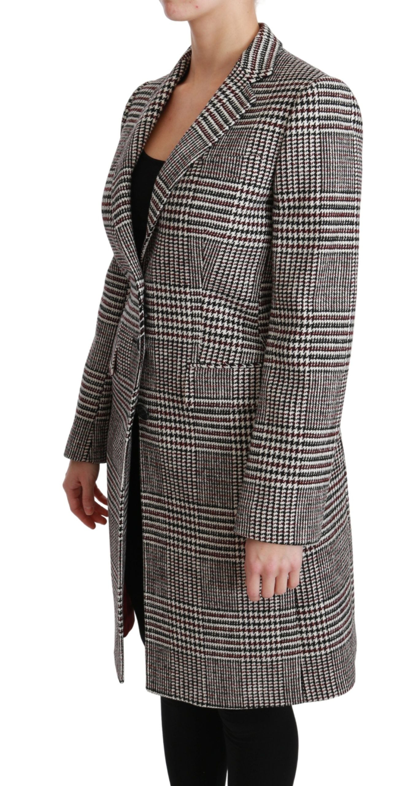 Dolce &amp; Gabbana Multicolor Trench Knee Long Jacket Coat