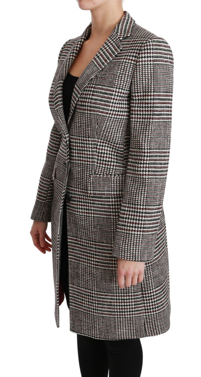 Dolce &amp; Gabbana Multicolor Trench Knee Long Jacket Coat