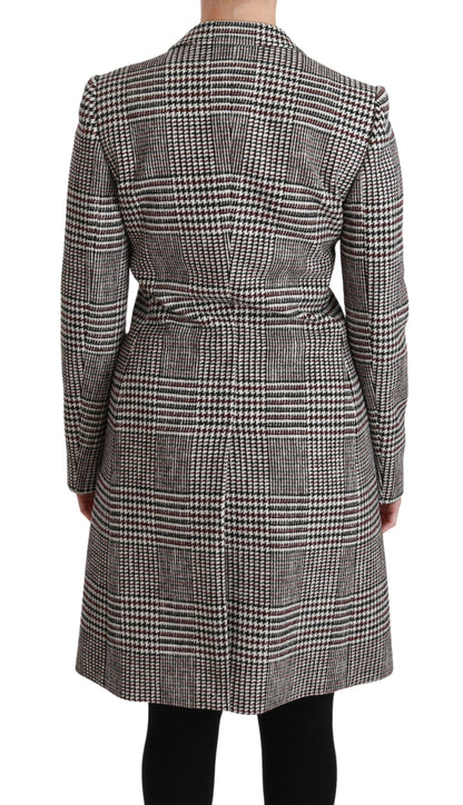 Dolce &amp; Gabbana Multicolor Trench Knee Long Jacket Coat