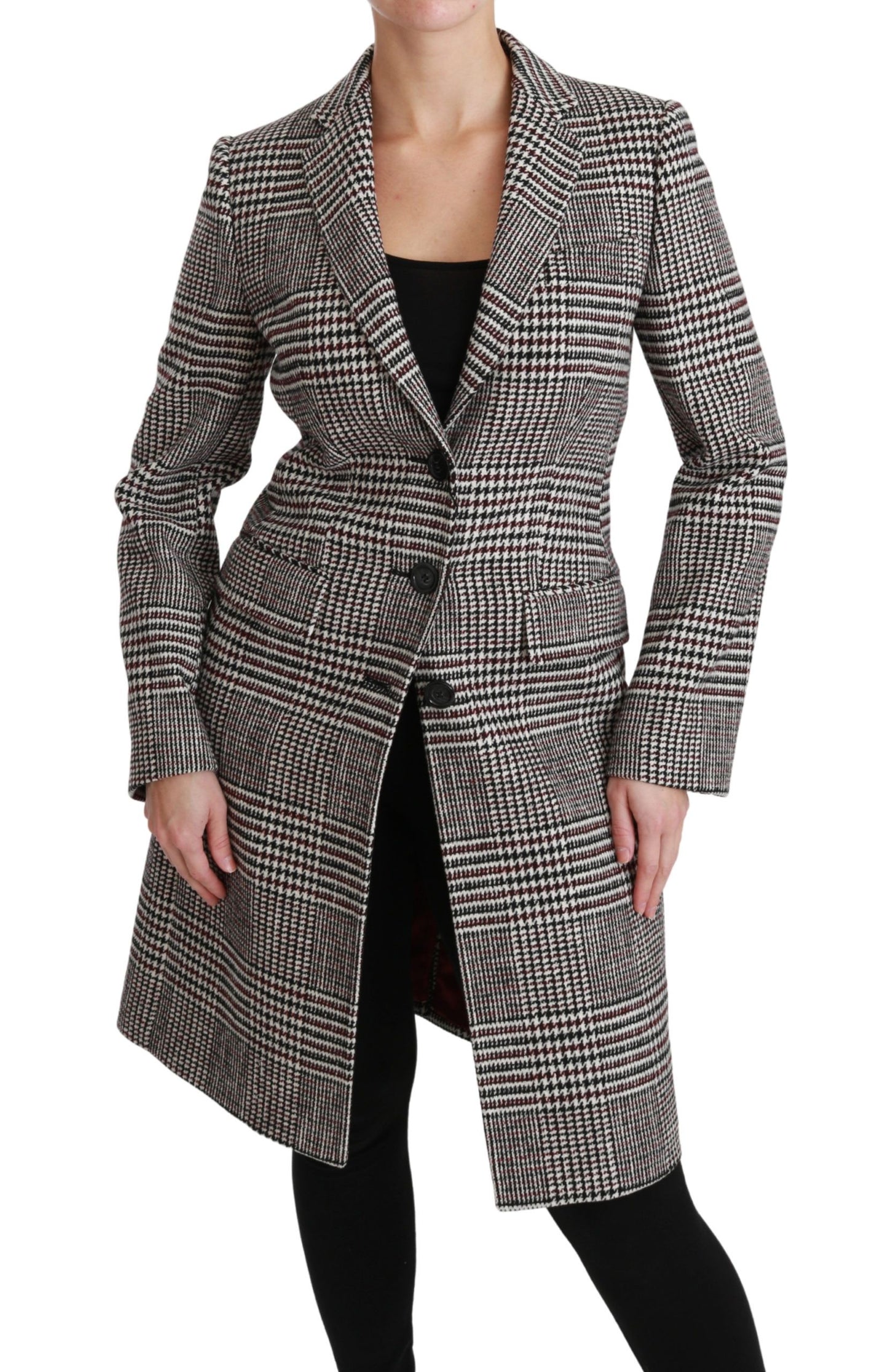 Dolce &amp; Gabbana Multicolor Trench Knee Long Jacket Coat