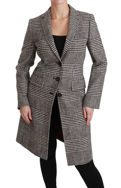 Dolce &amp; Gabbana Multicolor Trench Knee Long Jacket Coat