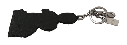Dolce &amp; Gabbana Leder Dominico Stefano #DGFAMILY Logo-Schlüsselanhänger