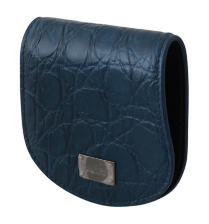 Dolce &amp; Gabbana – Kondometui aus blauem Leder