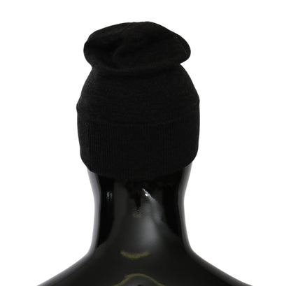 Dolce &amp; Gabbana Graue #DGLovesLondon Beanie-Mütze
