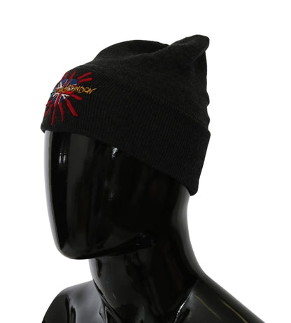 Dolce &amp; Gabbana Graue #DGLovesLondon Beanie-Mütze