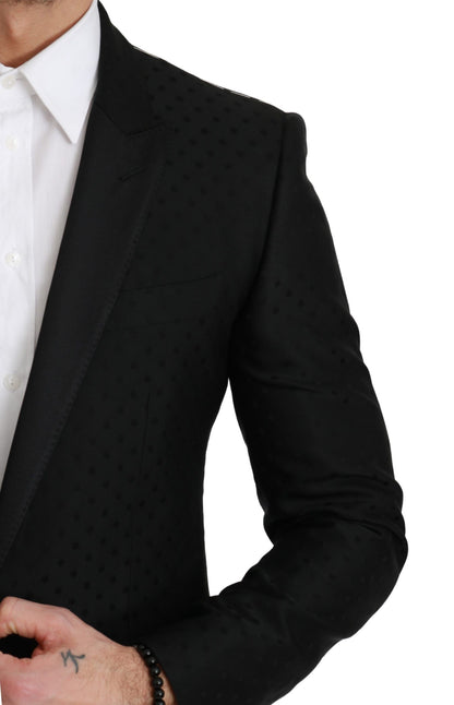 Dolce &amp; Gabbana Schwarz Slim Fit Manteljacke MARTINI Blazer